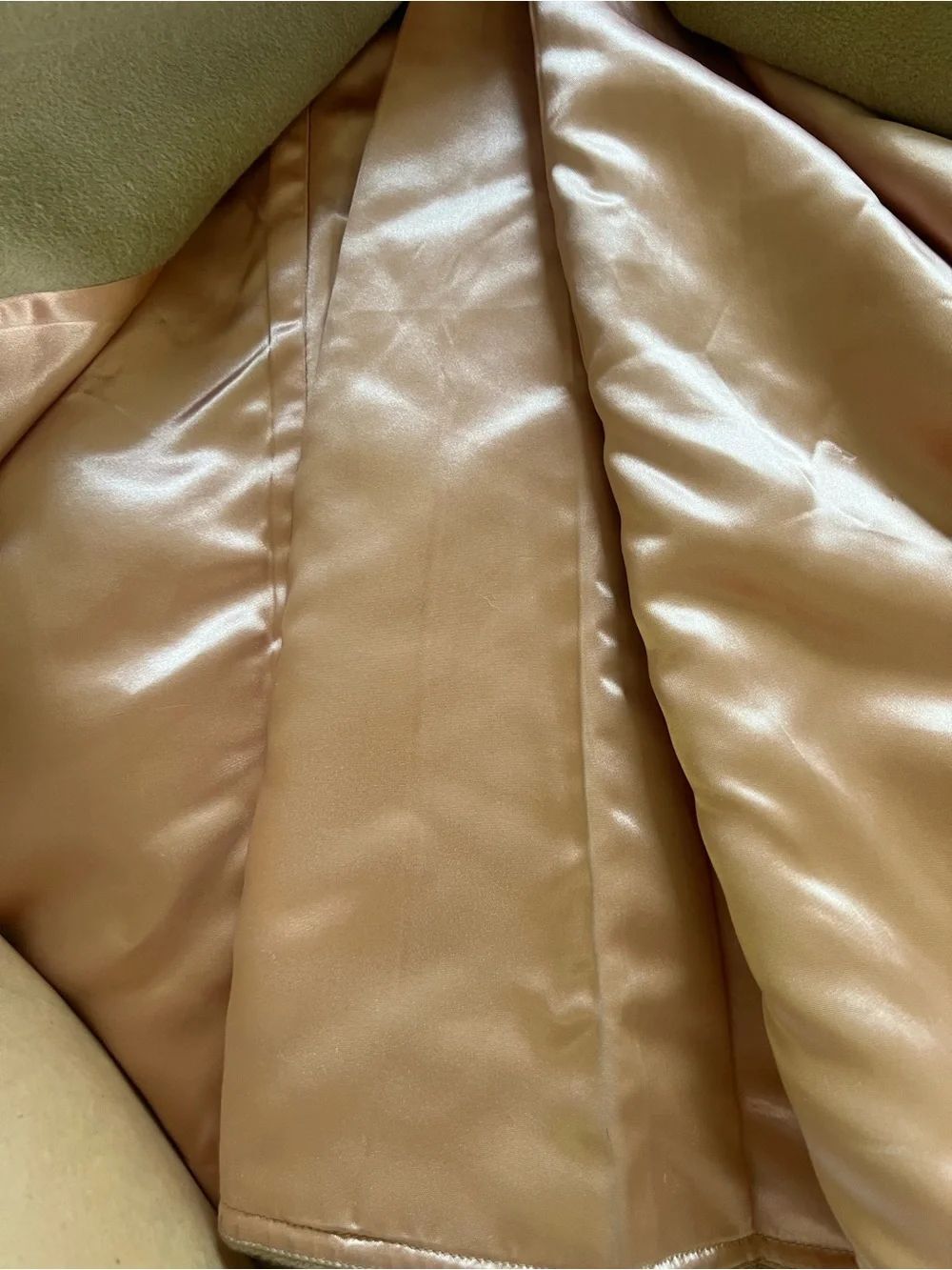 Ralph Lauren Double-Breasted Wool Belted Trench Coat vintage L/XL - Picture 7 of 11